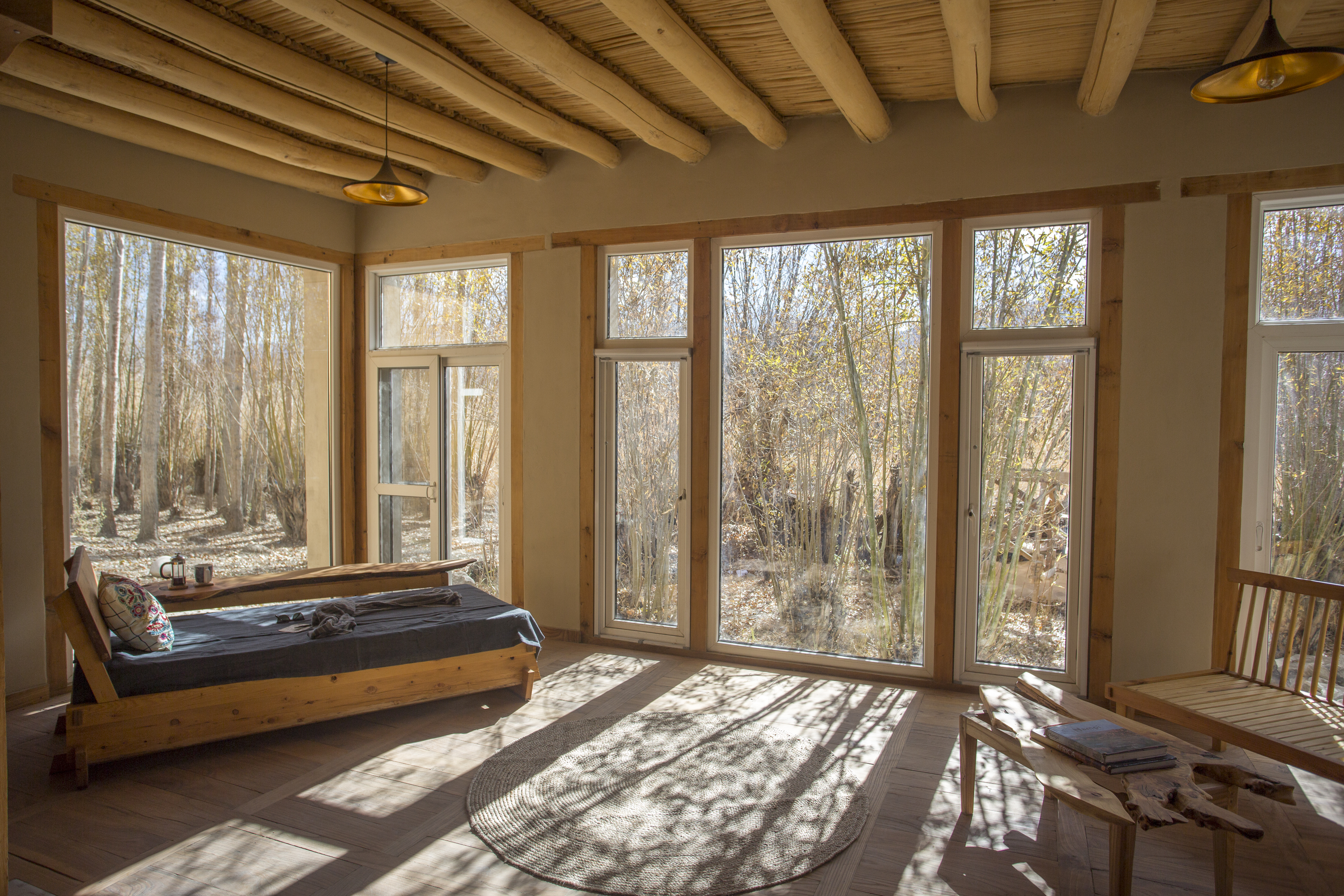 Suite with daybed and valley view