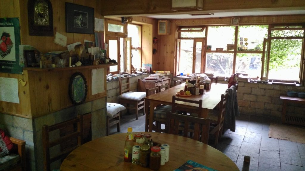 Lata ji's kitchen serves the kind of food that TripAdvisor legends are made of — trout, rajma-chawal, and rhododendron juice